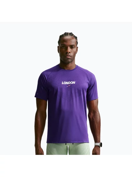 Мъжка тениска за бягане Nike Stride Dri-Fit ADV court purple виолетово