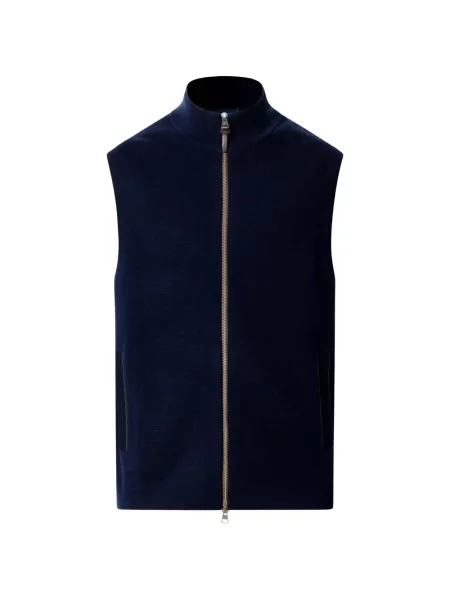 Vestă Hackett London de lână albastru