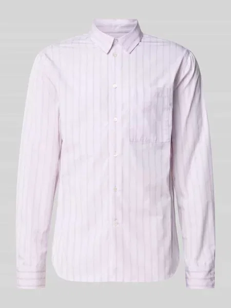 Koszula rekreacyjna z bawełny o kroju relaxed fit Maison Kitsune różowa