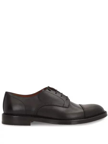 Pantofi derby Doucal's din piele maro