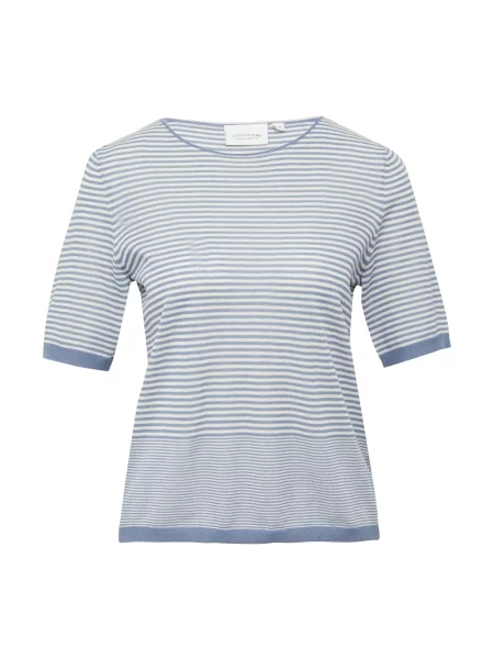 Comma casual identity Svetr chladná modrá bílá