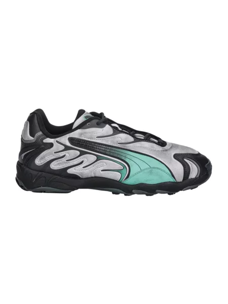 Sneakers Puma Inhale Distressed Vibrant Silver-Vibrant Green EUR 45 zielone