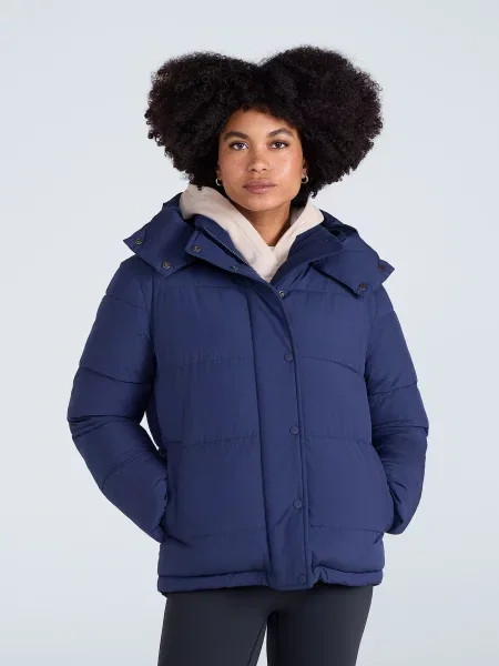 Maeve Puffer kurtka ocieplana Navy granatowa