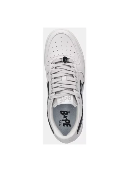 Sneakersy A Bathing Ape® skórzane białe
