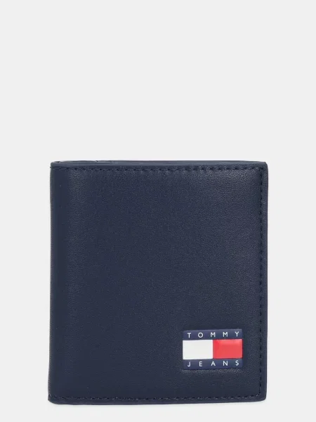Tommy Jeans portofel de piele barbati marin albastru