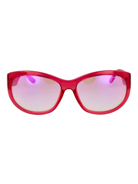 Okulary przeciwsłoneczne Guess czerwone