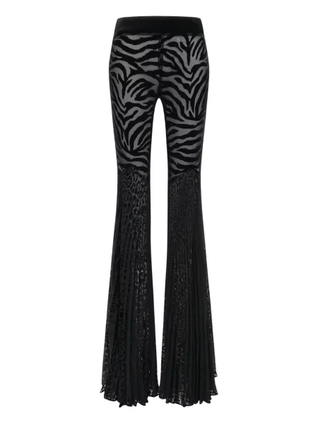Pantaloni Roberto Cavalli cu imagine negru