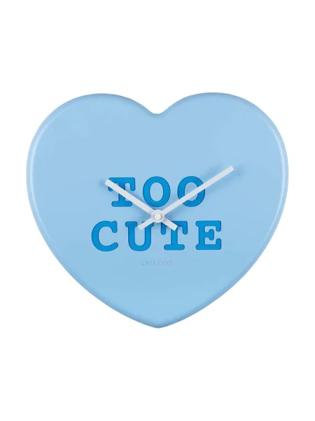 Часовници Karlsson със сърца синьо