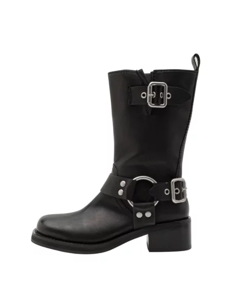 Kozaki Steve Madden na sprzączkę czarne