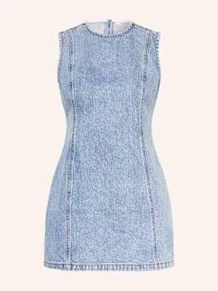 Jw Anderson Sukienka Jeansowa blau niebieska