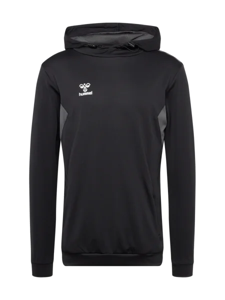 Hummel Sportovní mikina Authentic PL šedá / černá bílá