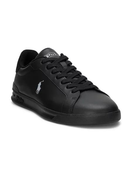 Polo Ralph Lauren sneakersy skórzane Hrt Crt Ii czarny