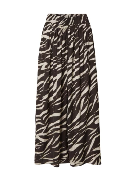 Lindex Pantaloni Malin crem / închis maro