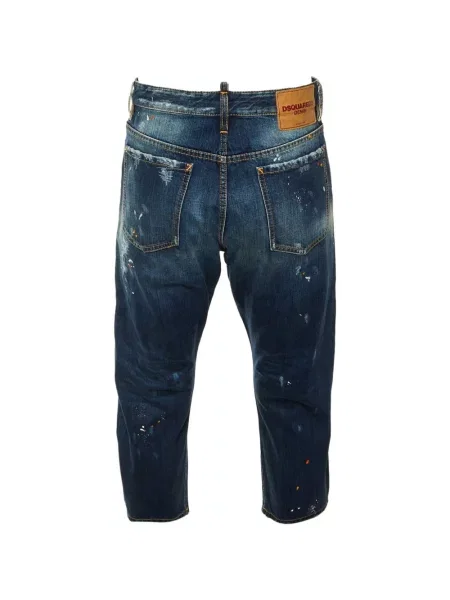 Blugi Dsquared2 zdrențuiți albastru