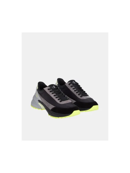 Calvin Klein férfi cipő Hike Runner Casual Ny-Su Ck Black/Granite Grey/Wild Lime Fekete/Granite Grey/Wild Lime. Méret: 40 EU fekete