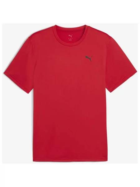 Koszulka damska Puma Tad Essentials z krótkim rękawem czerwono S czarna