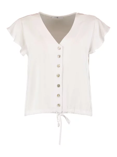 Hailys Bluză murdar alb