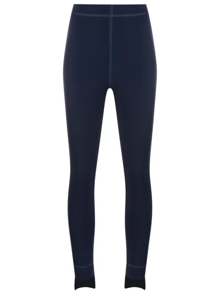 Legginsy Gloria Coelho z wysoką talią niebieskie