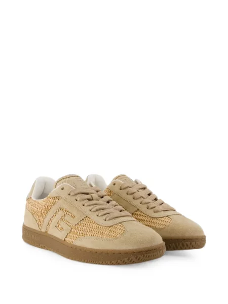 Sneakerși Balmain din piele de căprioară