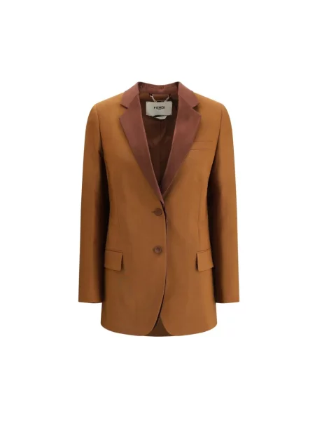 Marynarka Fendi elegancka brązowa