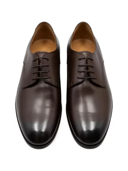 Pantofi derby Sangue din piele maro
