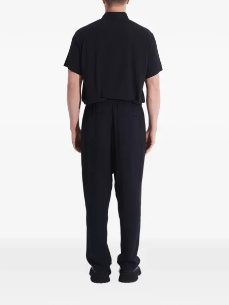 Pantaloni Tessitura conici negru
