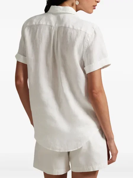 Μικρός πλεκτά σορτς Polo Ralph Lauren με κέντημα λευκό
