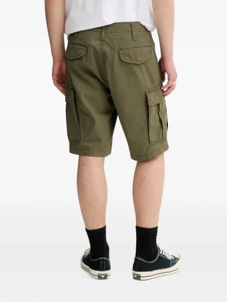 Scurt pantaloni scurți Levi's® cu broderie cu dungi alb