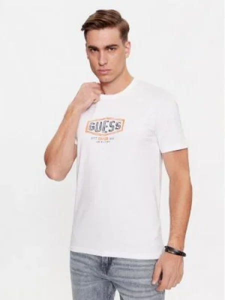 GUESS Tricou alb