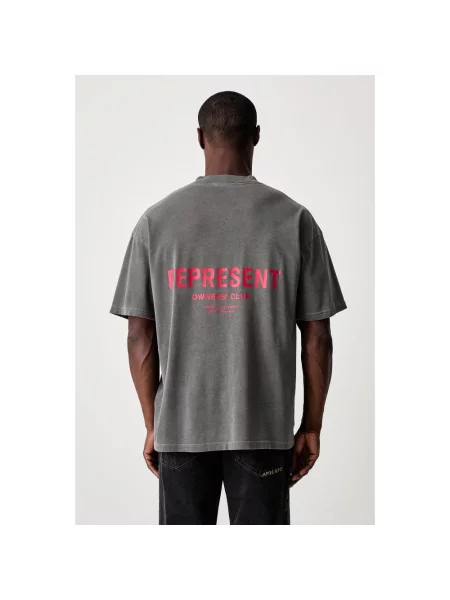 Represent T-shirt oversize szara