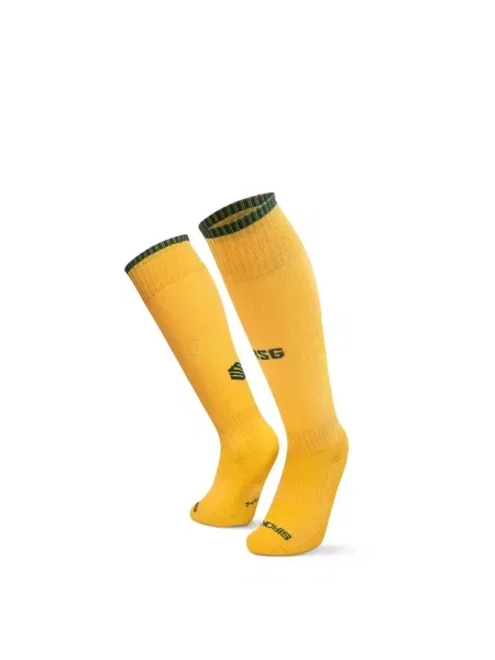 Oficjalne skarpety piłkarskie real sporting de gijón dla Siroko RSG Socks Away żółte