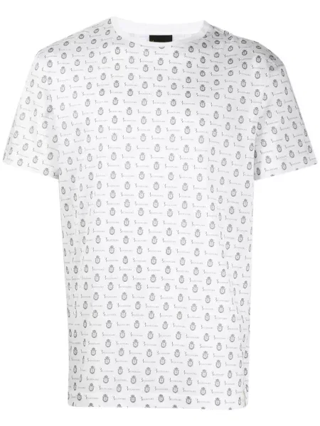 Tricou Billionaire cu imagine alb