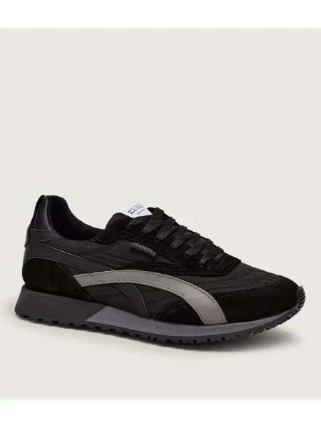 Iceberg Sneakers | piele întoarsă negru