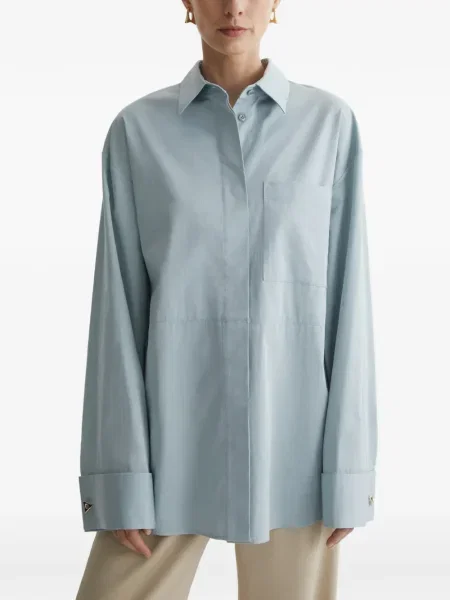 Koszula áeron niebieska