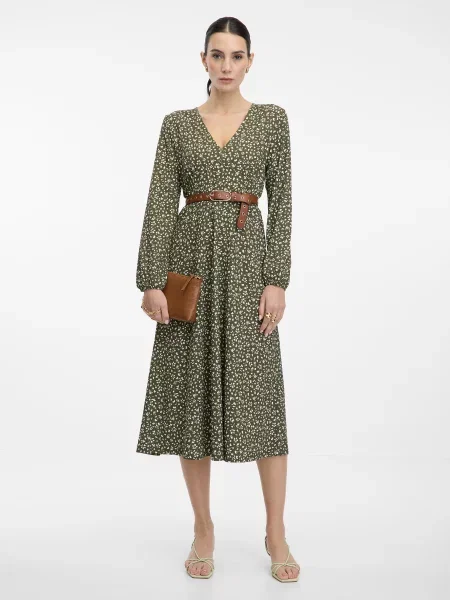 Rochie midi Orsay până la genunchi alb