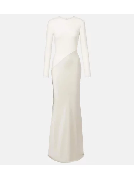 Rochie Roland Mouret din satin alb