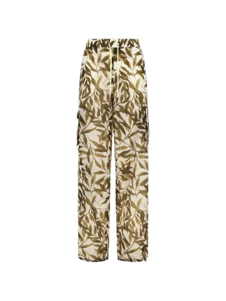 Pantaloni Herno cu model floral cu imagine