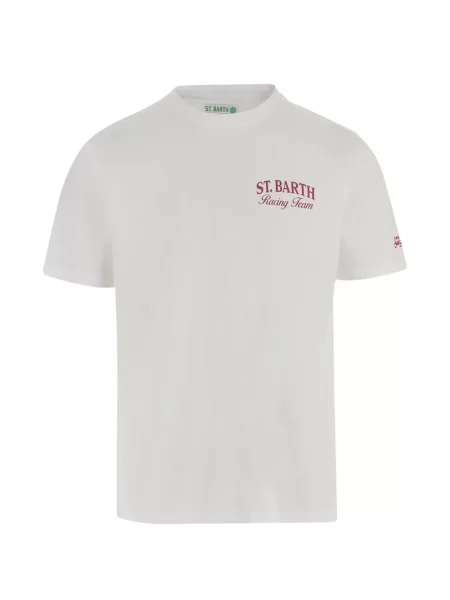 Tricou Mc2 Saint Barth cu imagine alb