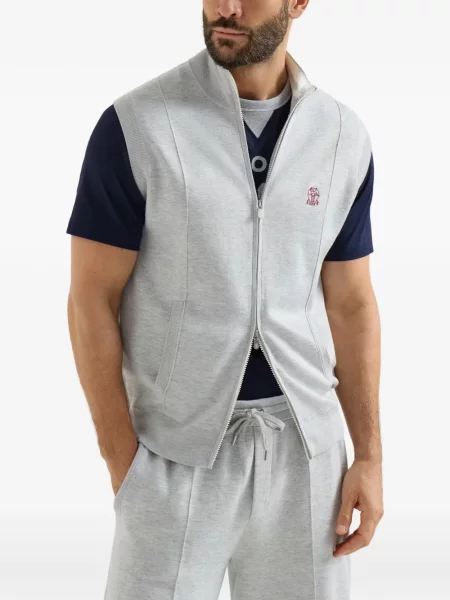 Vestă Brunello Cucinelli gri