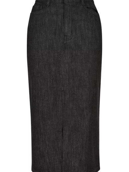 Fustă din denim Urban Classics negru