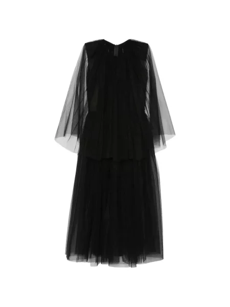 Rochie Alchemy din tul evazată negru