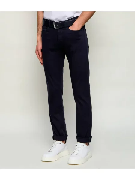 BOSS BLACK Pantaloni chino negru