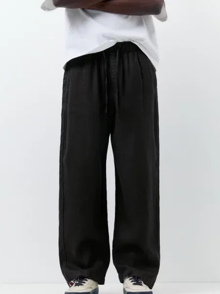 Pull&Bear Nohavice čierna