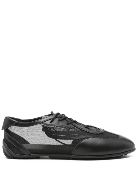 Šněrovací krajkové tenisky Stine Goya černé