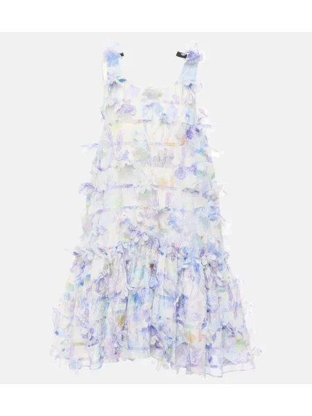 Sukienka Susan Fang w kwiatki niebieska