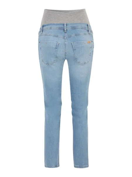 Jeans albastru denim / amestecat gri