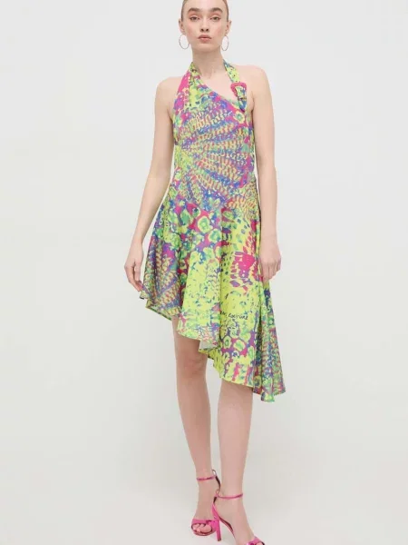 Mała mały sukienka jeansowa Versace Jeans Couture elegancka