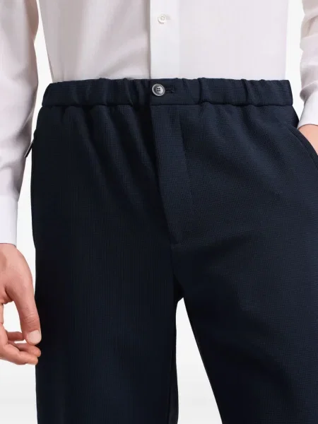 Pantaloni Emporio Armani albastru