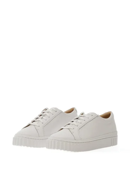 Sneakerși Clarks fără toc alb