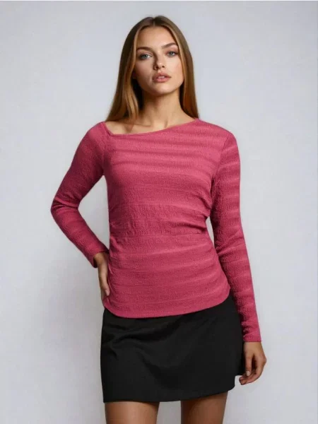 Блузка з асиметричним декольте other